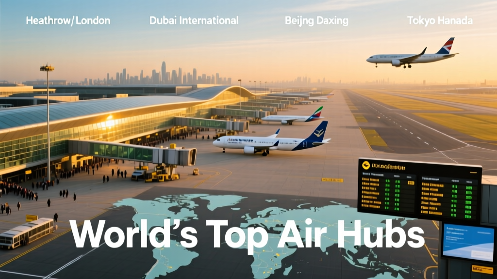 Airports With The Strongest Flight Networks In The World
