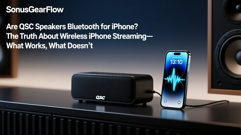 QSC Speakers Bluetooth for iPhone? (2026)