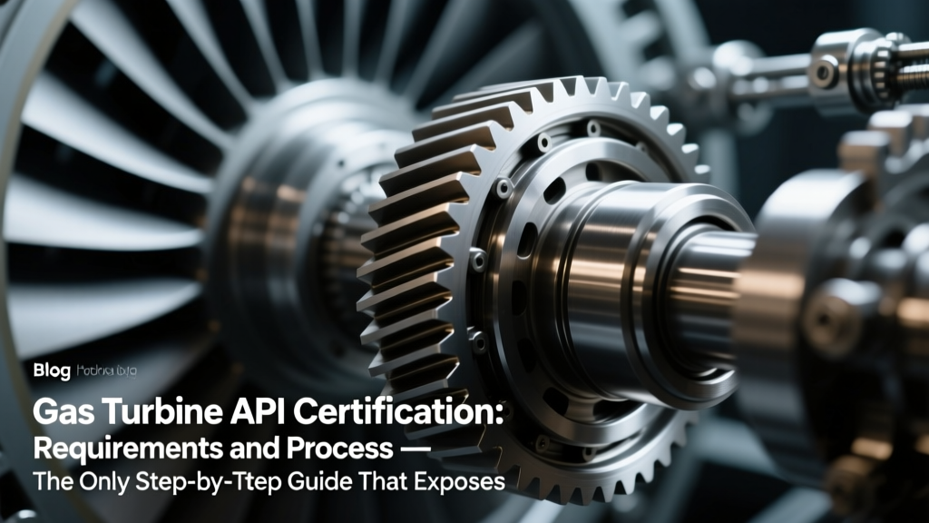 Gas Turbine API Certification: Avoid 63% Rejection Risk