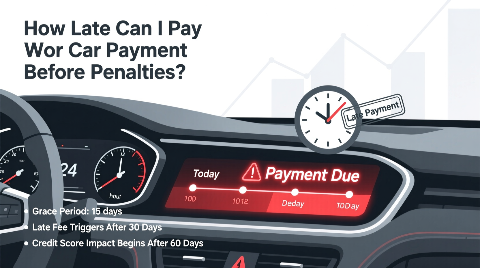 how late can i pay my car payment