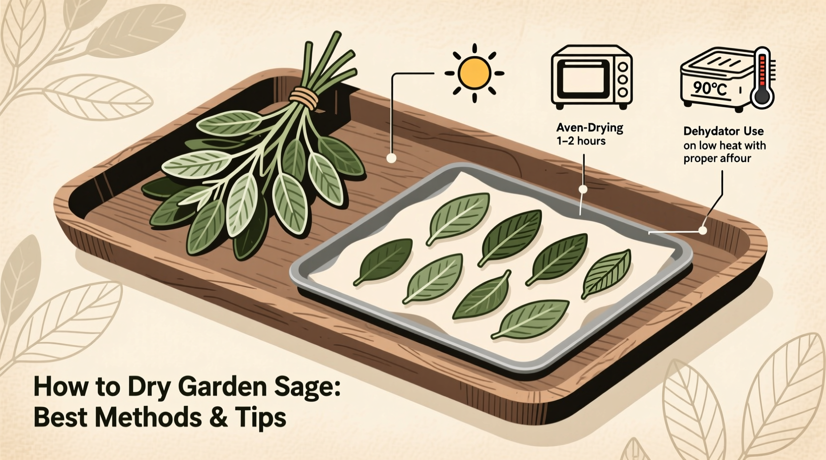 Dry Garden Sage: 3 Best Methods | TheHomeSprouts