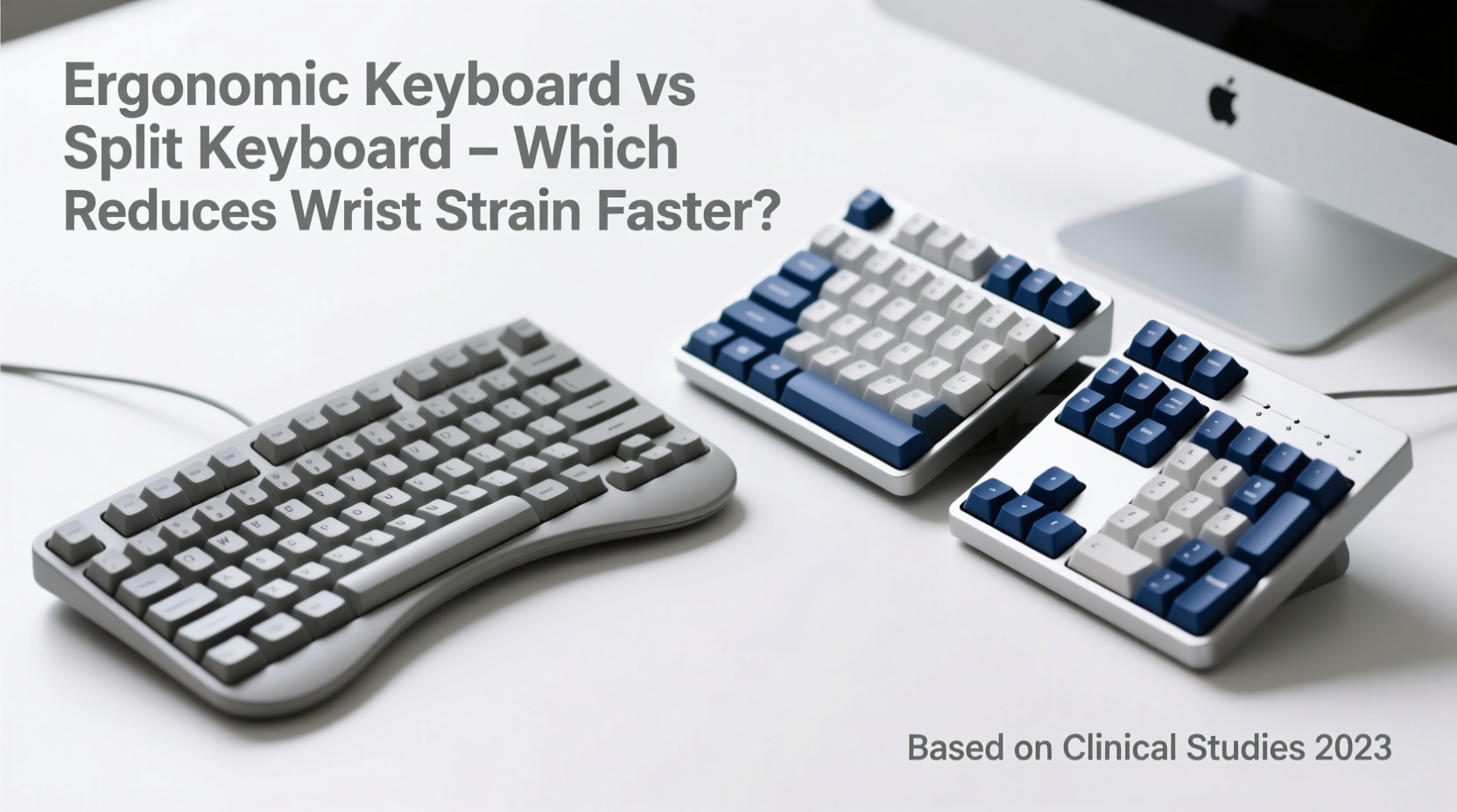 ergonomic keyboard vs split keyboard which reduces wrist strain faster