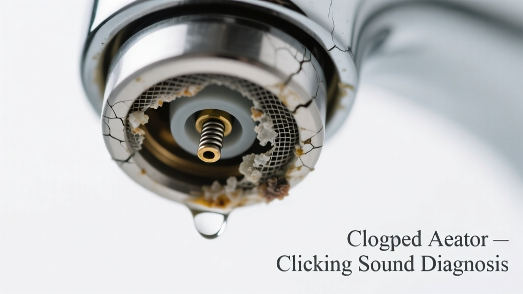 Faucet Aerator Clogged Making Clicking Sound: Quick Diagnosis