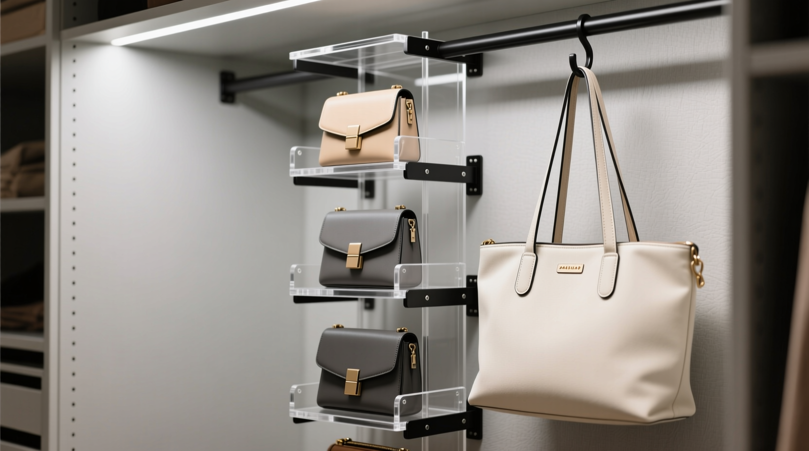 handbag storage upright organization that preserves shape