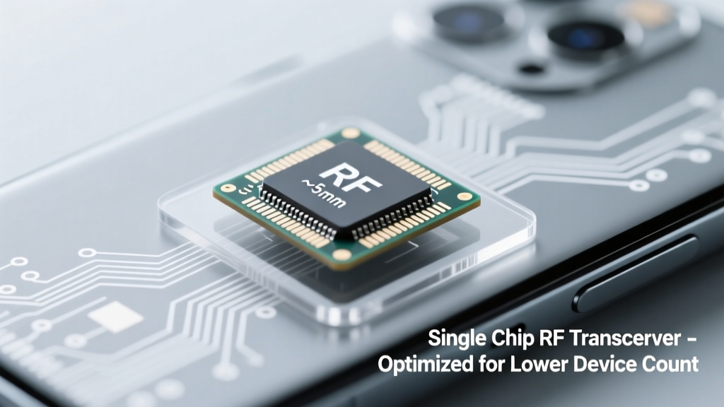 Single-Chip RF Transceivers Lower Device Count in Cell Phones: Engineering Impact and Design Realities