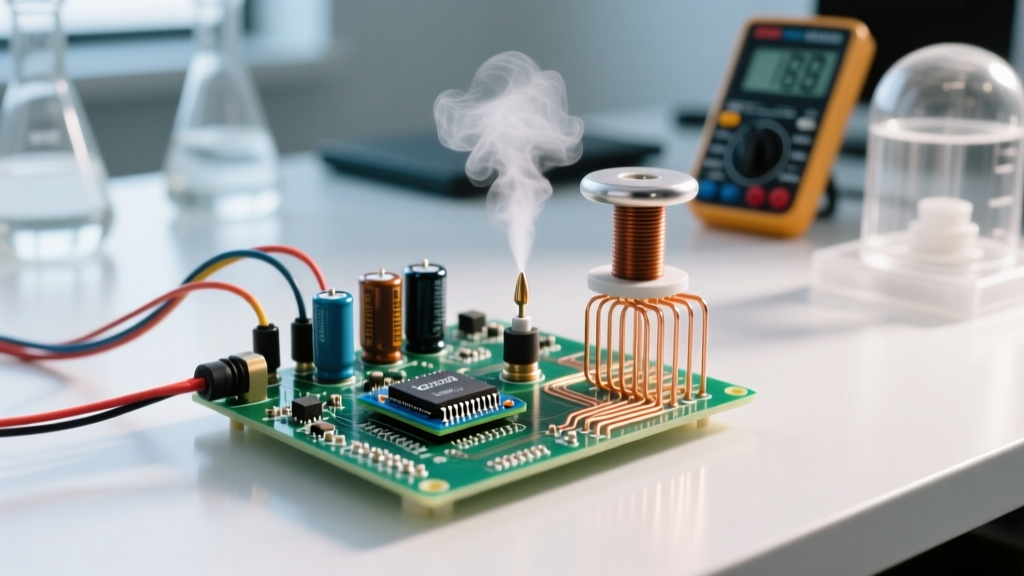 Taking Water Out of Fog With High Voltage: Circuit Design and Physics