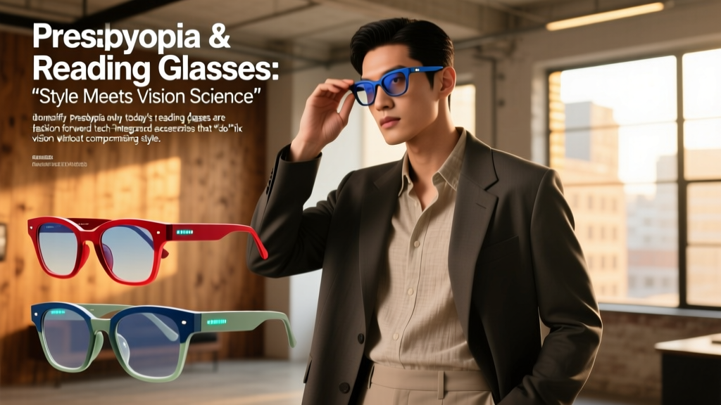 Presbyopia & Reading Glasses: Style Meets Vision Science