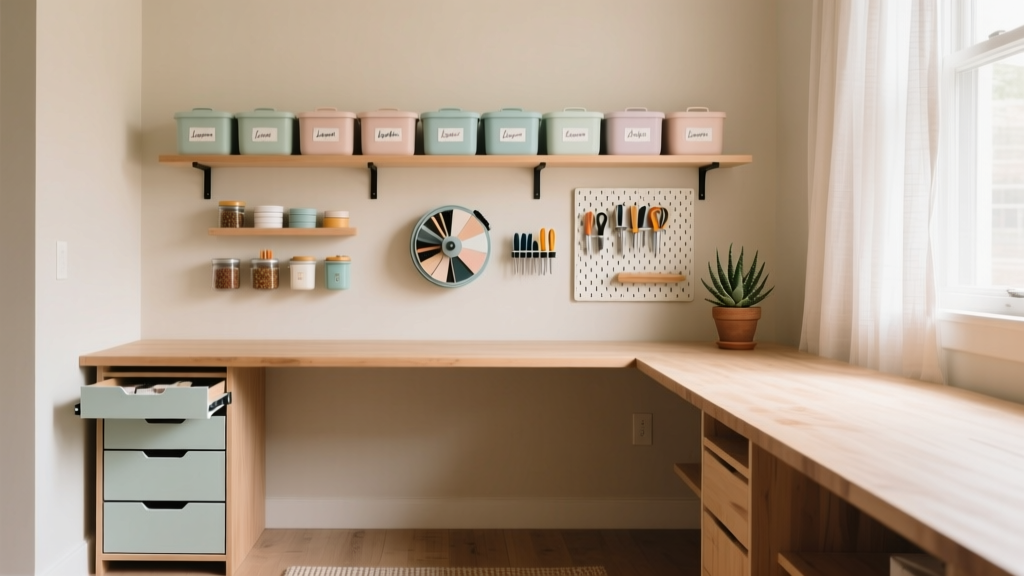 Organizing a Craft Room for Left-Handed Creatives: Layout...