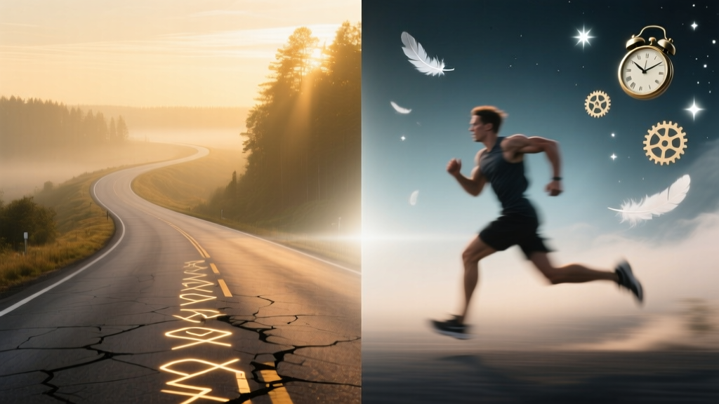 Road vs Running: Dream Symbol Comparison