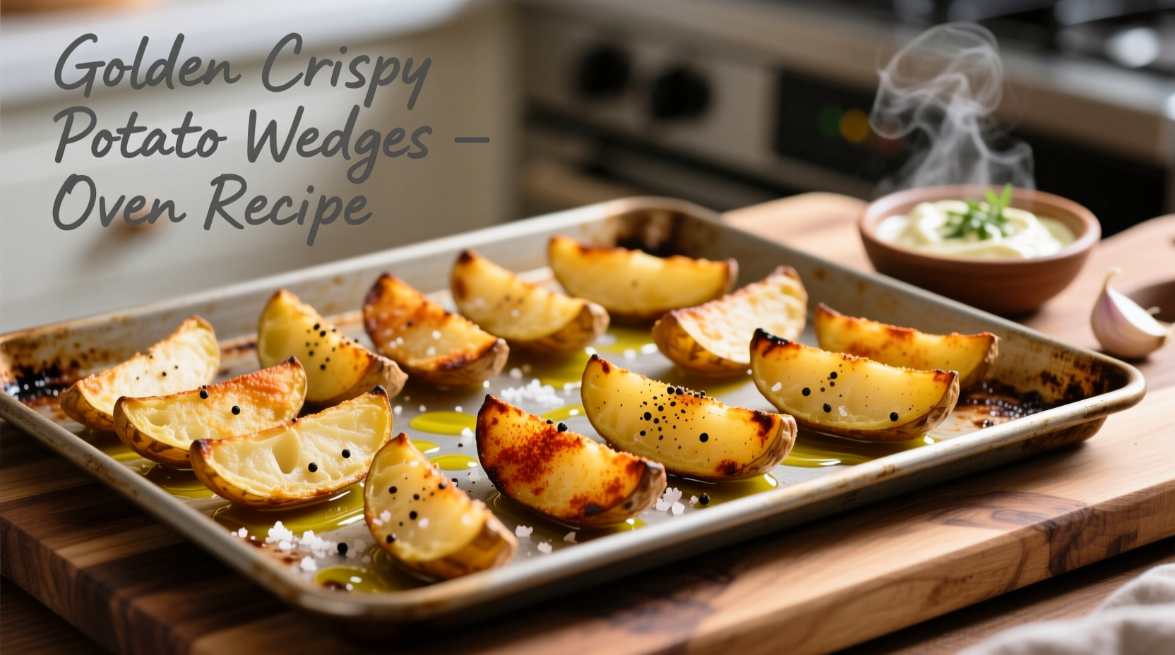 Perfect Oven-Baked Potato Wedges Recipe in 40 Minutes