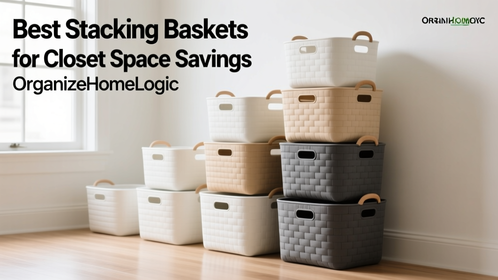 Best Stacking Baskets for Closet Space Savings