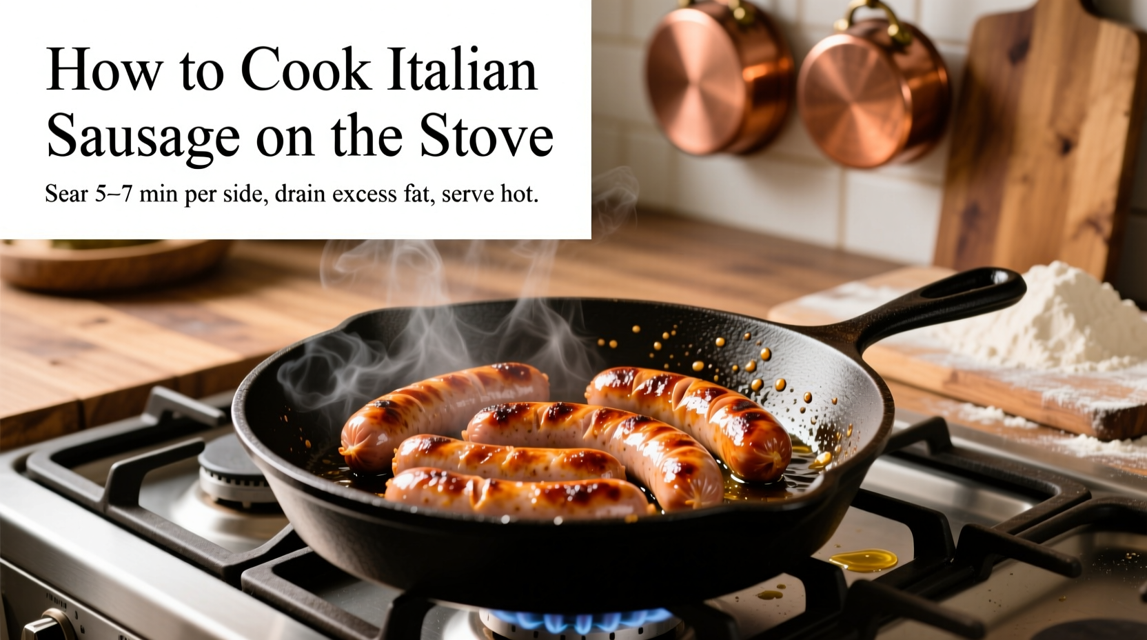 Perfect Stovetop Italian Sausage: 20-Minute Method