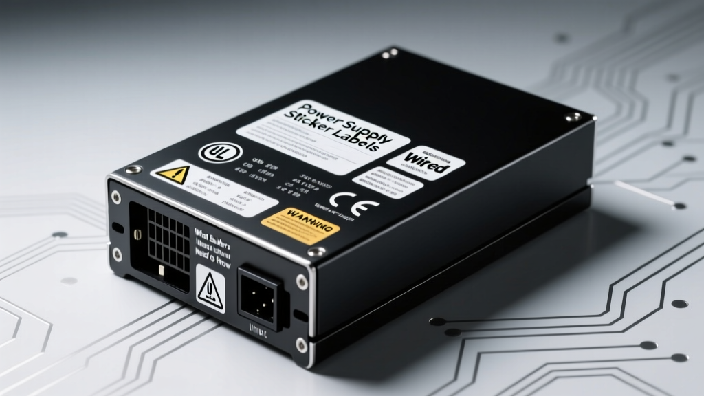 Power Supply Sticker Labels Explained: What Builders Need to Know