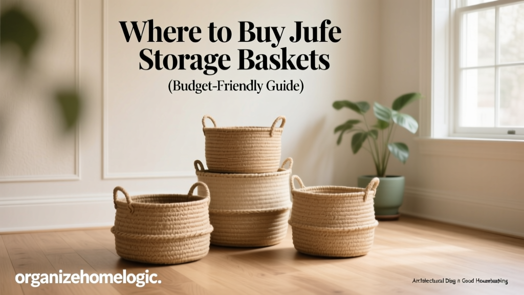 Where to Buy Jute Storage Baskets (Budget-Friendly Guide)