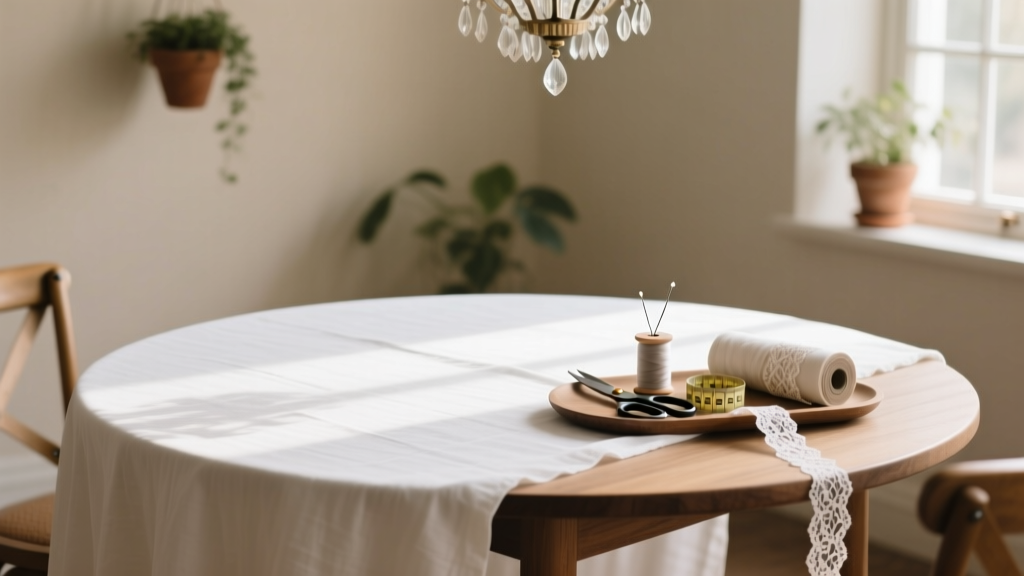 How to Make Wedding Tablecloths (No Sewing!)
