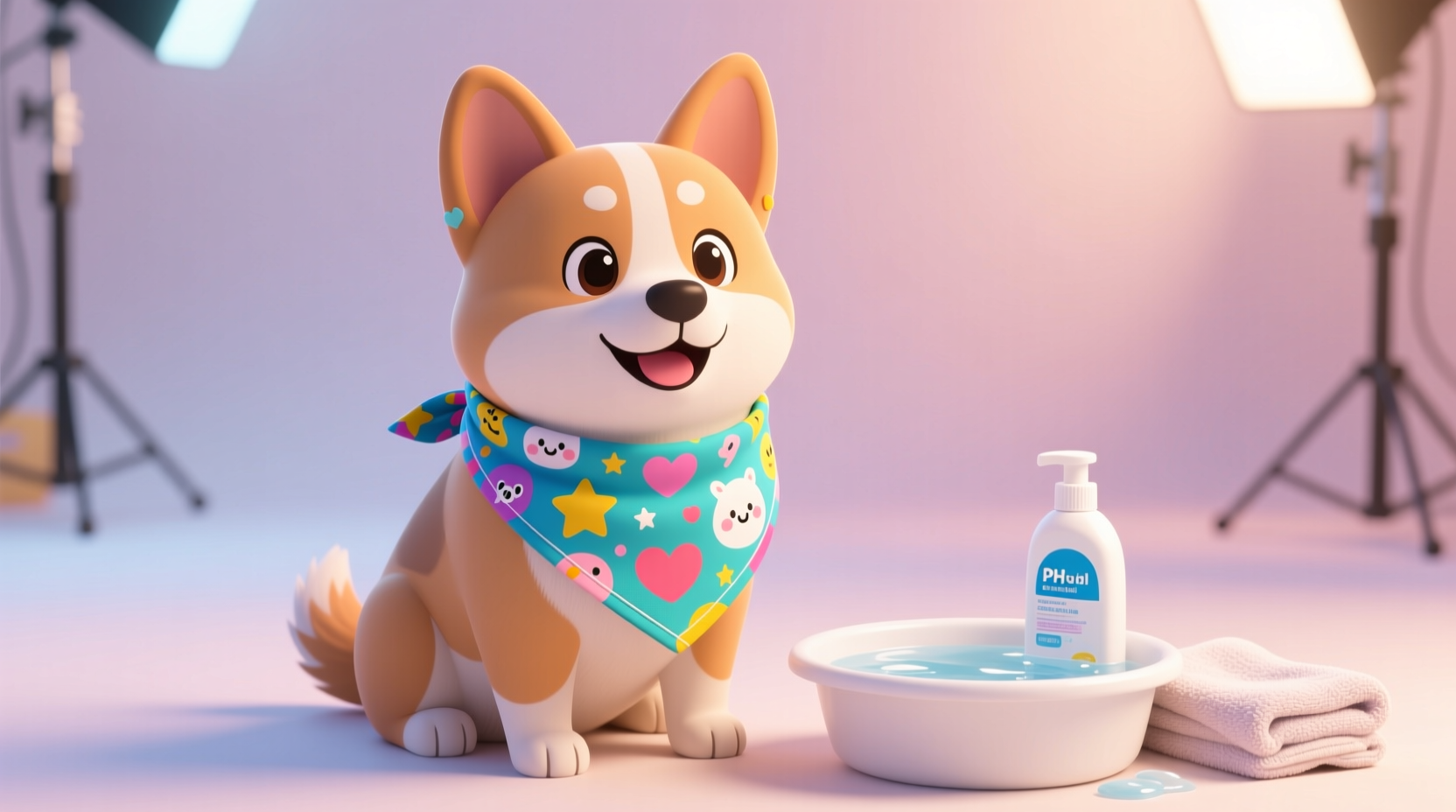 how to sanitize anime pet bandanas without cracking ink
