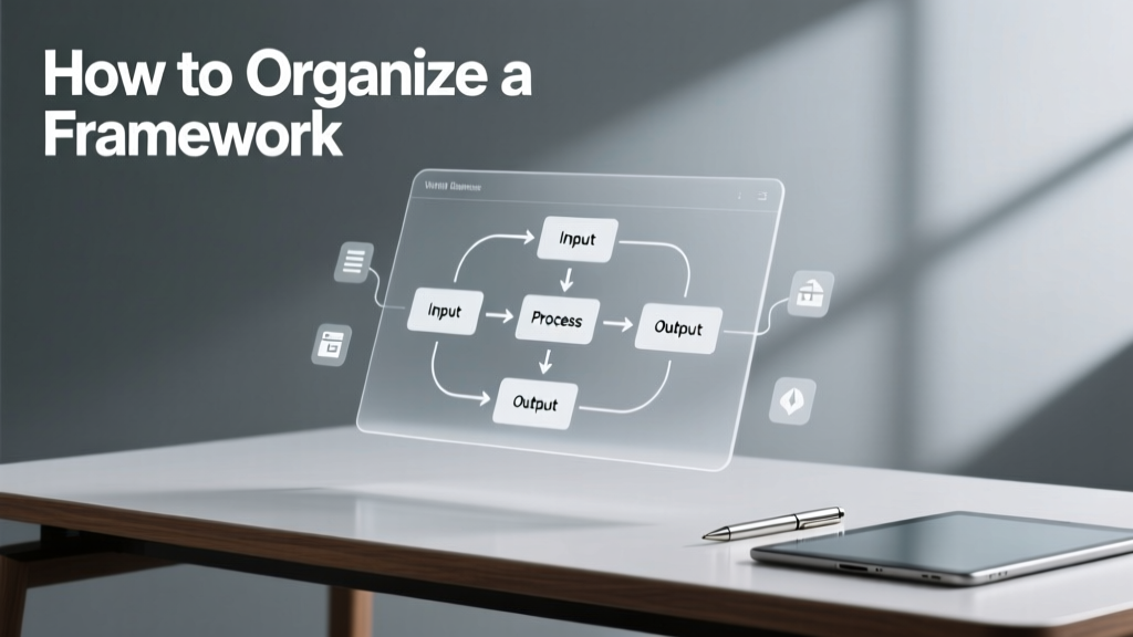 How To Organize Framework: A Practical, Studio-Tested System