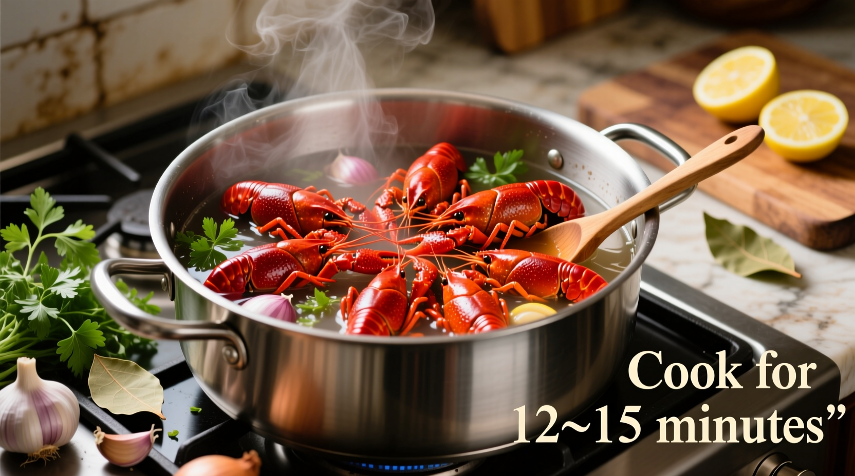 how long to cook crawfish