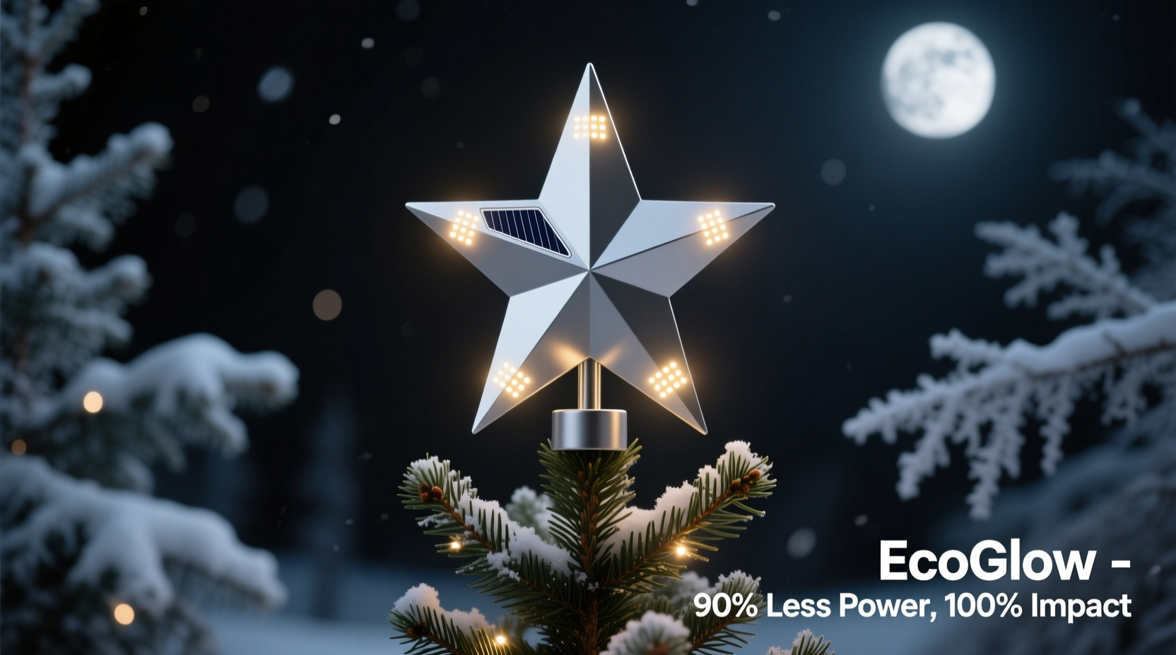 what type of christmas tree topper uses the least power but still stands out
