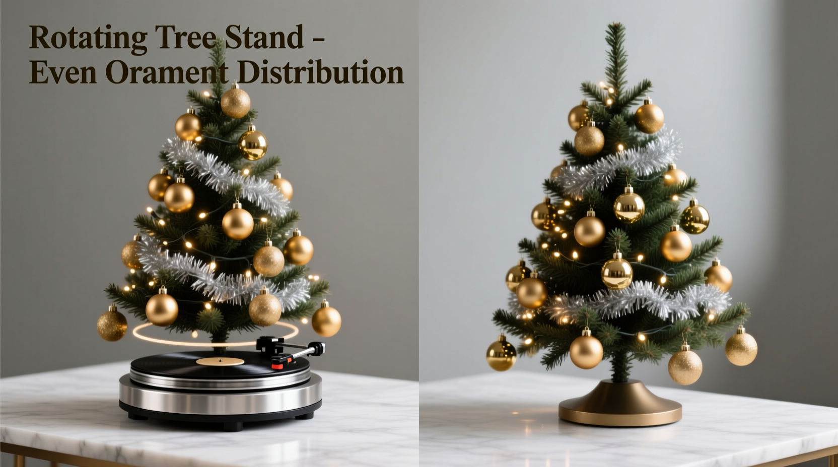 is a rotating tree stand worth it for even ornament distribution