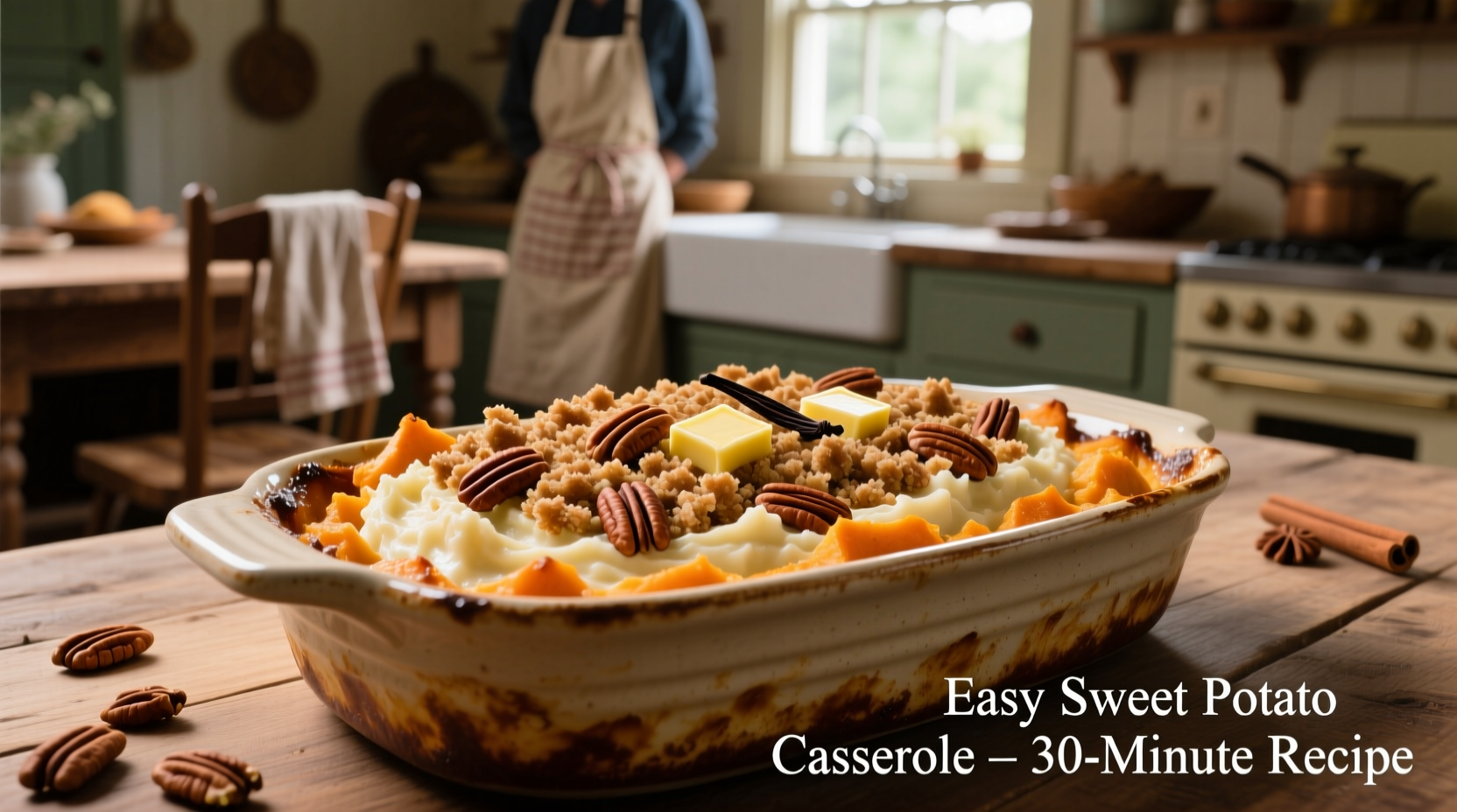 Easy Sweet Potato Casserole Recipe: 7 Ingredients, 15 Min Prep