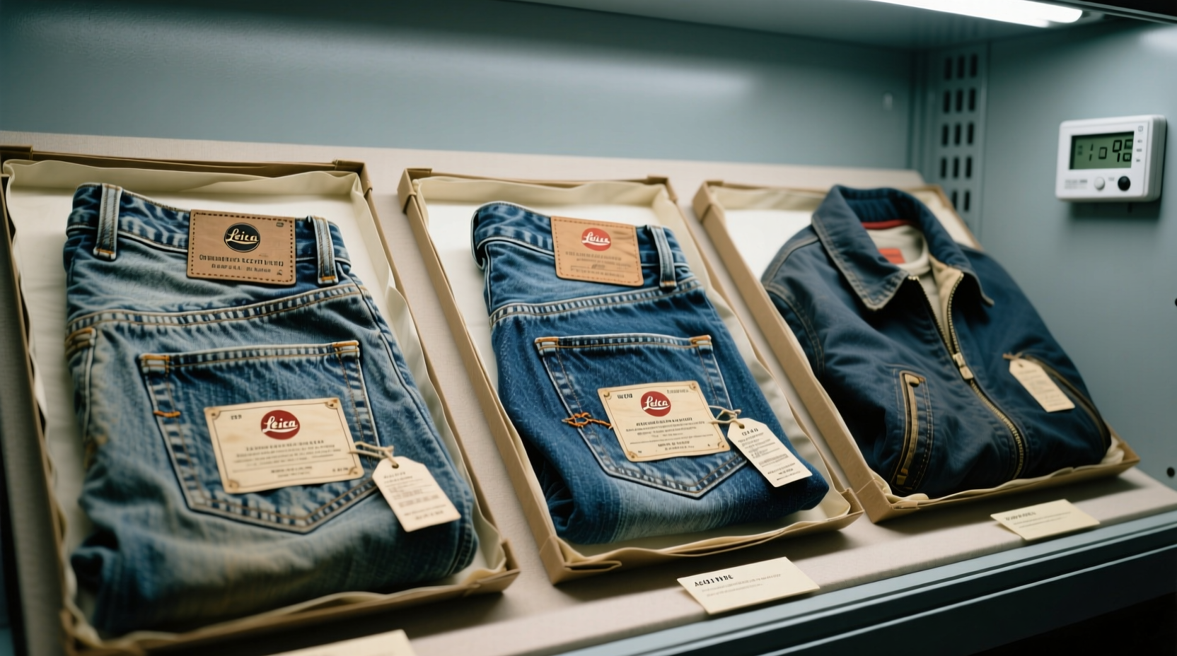 vintage denim storage closet organization tips