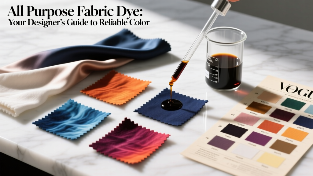 All Purpose Fabric Dye: Your Designer’s Guide to Reliable Color