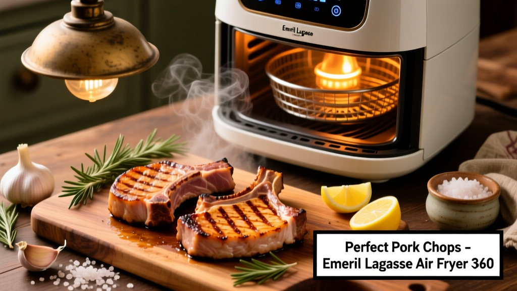 Perfect Pork Chops in Emeril Lagasse Air Fryer 360