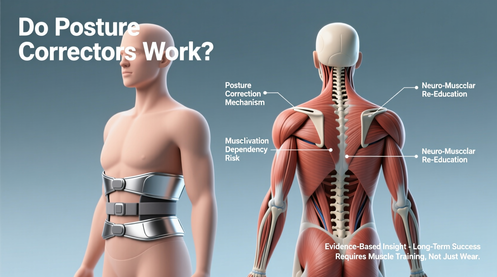 do posture corrector braces really work or just create dependency