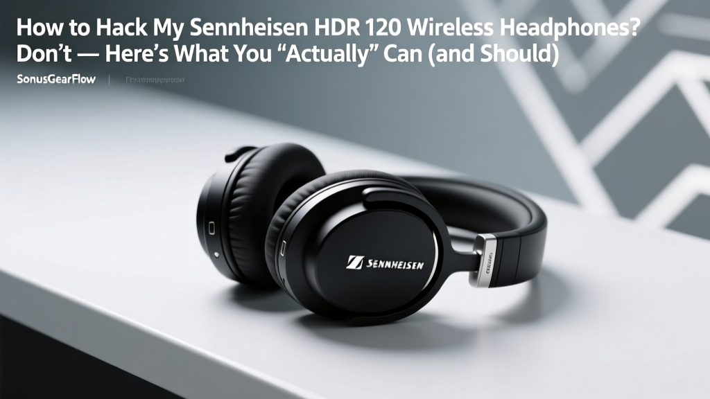Sennheiser HDR 120 Modding: Risks, Limits & Legal Options