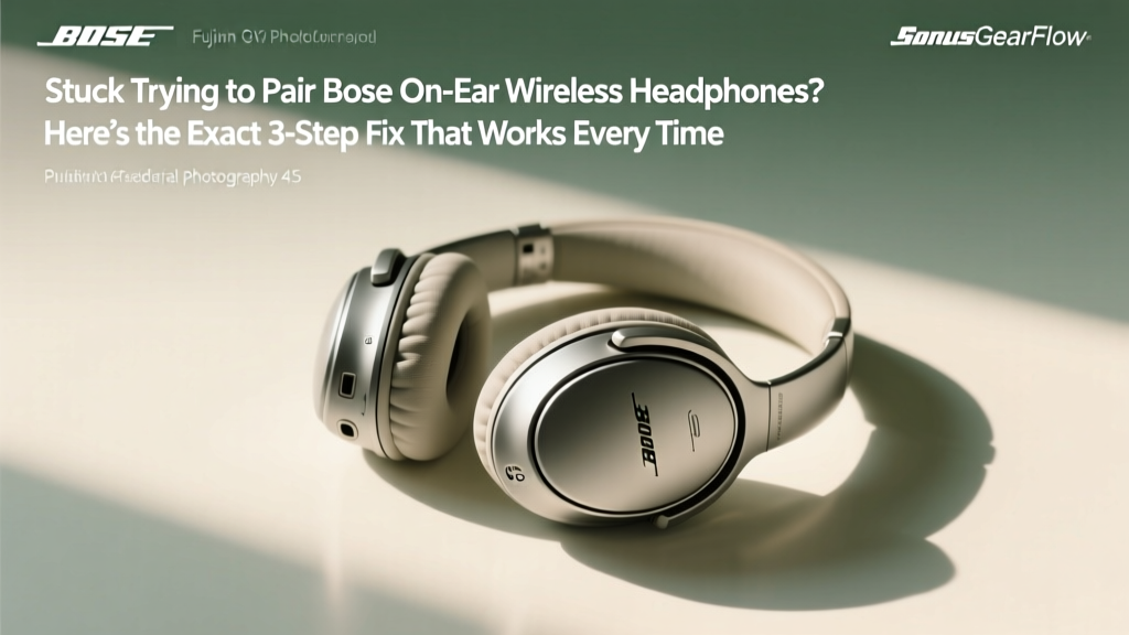 Bose On-Ear Wireless Pairing Fix (2026)