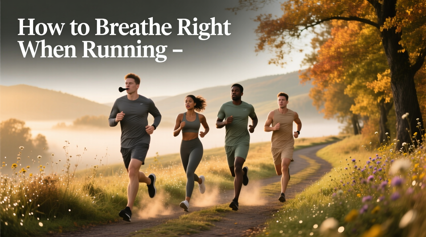 how to breathe right when running