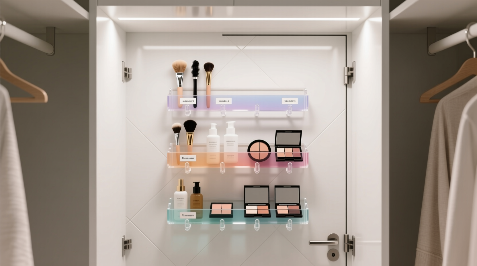closet organization tips beauty tool storage