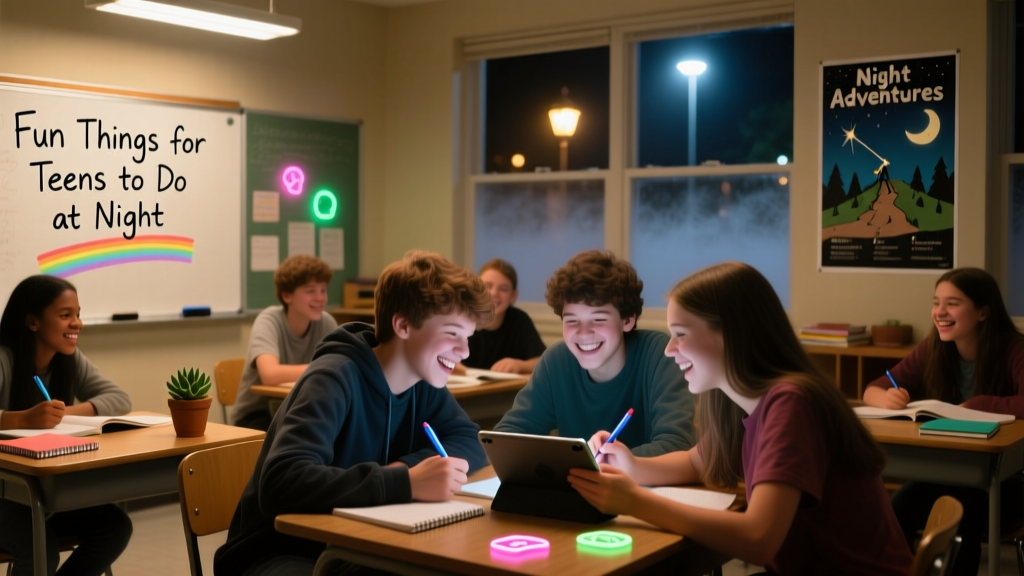 Fun Things for Teens to Do at Night: Safe, Engaging, and Developmentally Supportive Activities