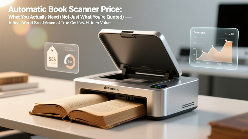 Automatic Book Scanner Price: What You Actually Need (Not Just What You’re Quoted) — A Real-World Breakdown of True Cost vs. Hidden Value