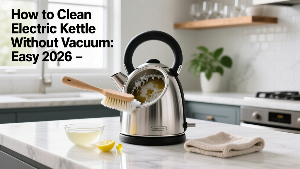 How to Clean Electric Kettle Without Vacuum: Easy 2026