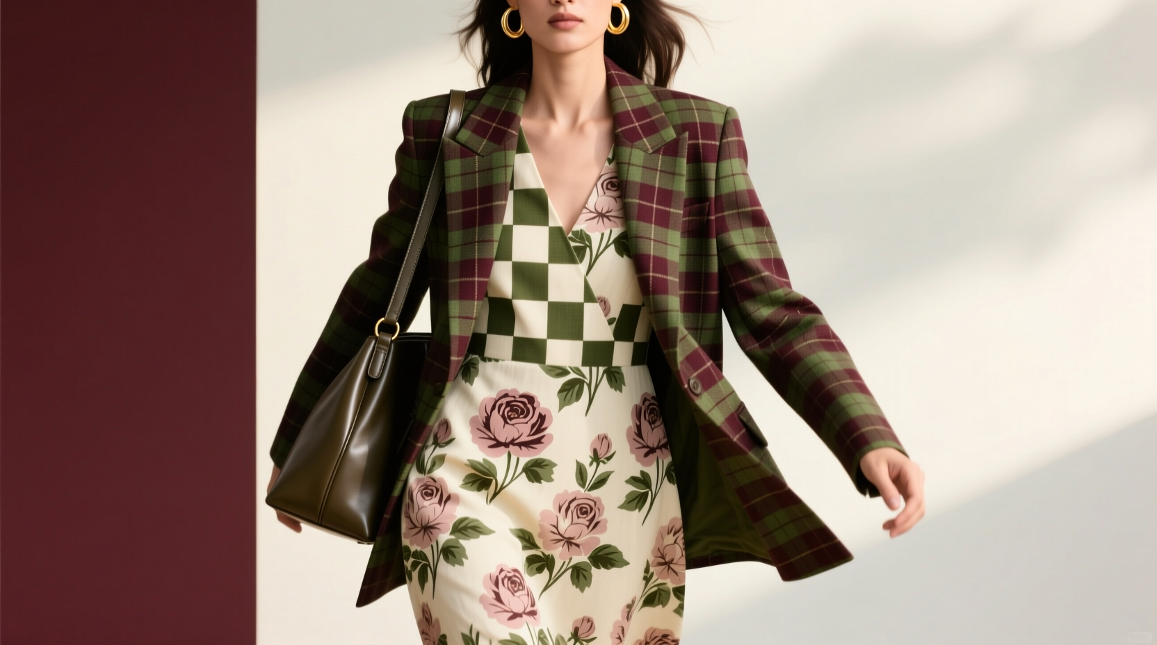 how to mix patterns like plaids and florals without clashing visually