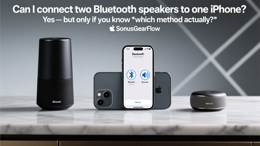 iPhone Bluetooth Speakers: Real 2026 Setup Guide