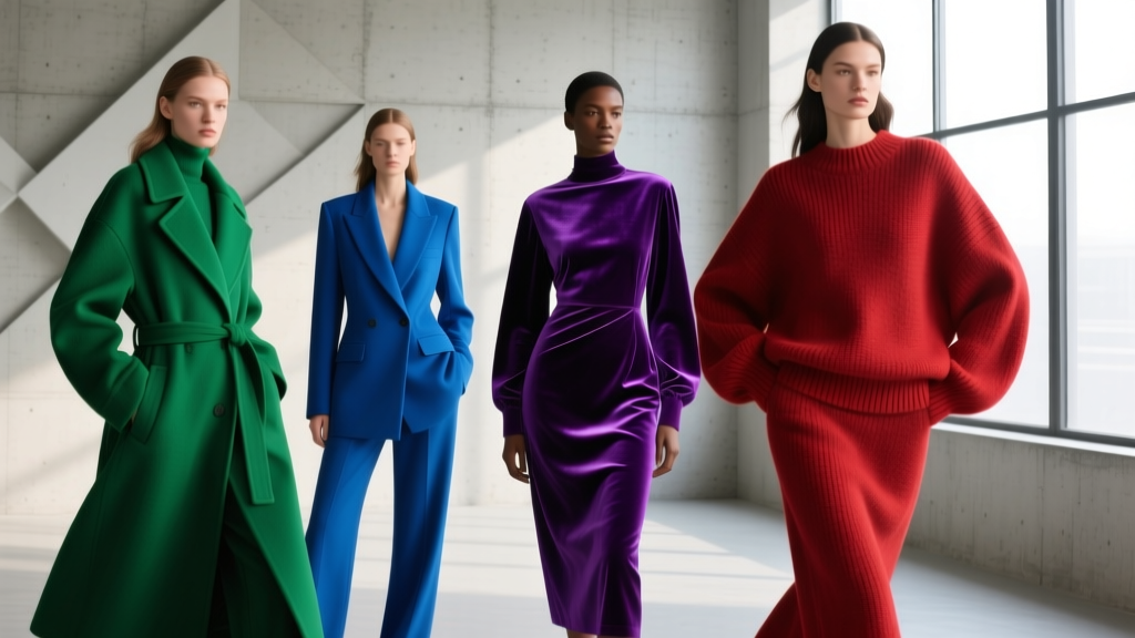 Jewel Tones Are Dominating Winter Fashion in 2024
