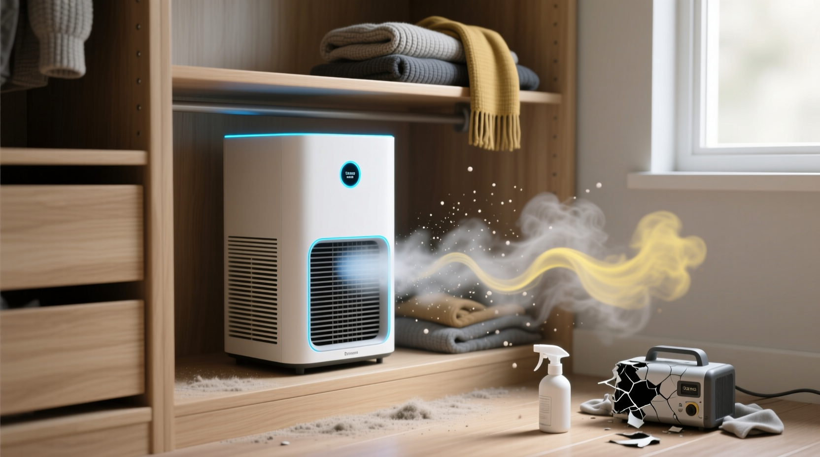 closet air purifier effective or overkill