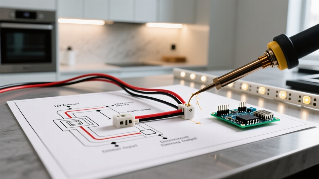 Step-by-Step Wiring Diagram for LED Lights in Appliance Cabinets