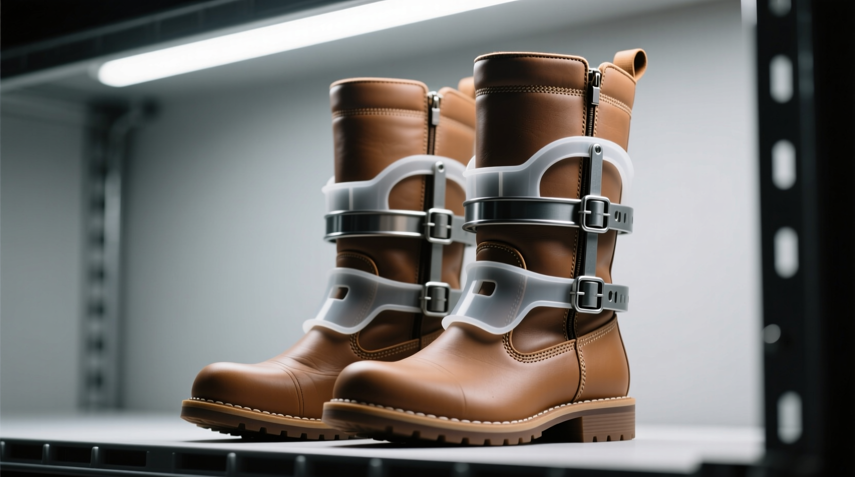 winter boot storage upright undamaged