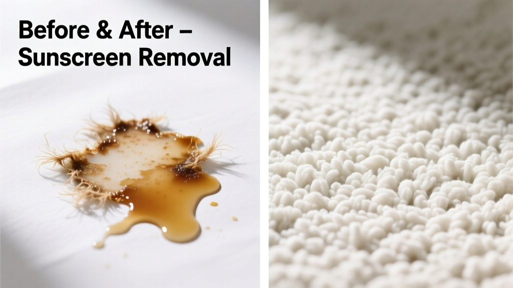 How to Remove Sunscreen from Carpet Safely