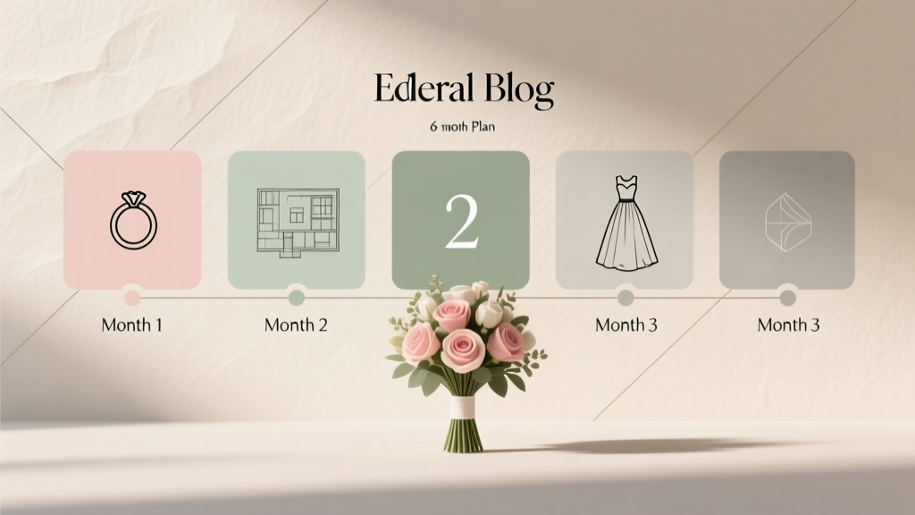 6-Month Wedding Planning Checklist (2026)
