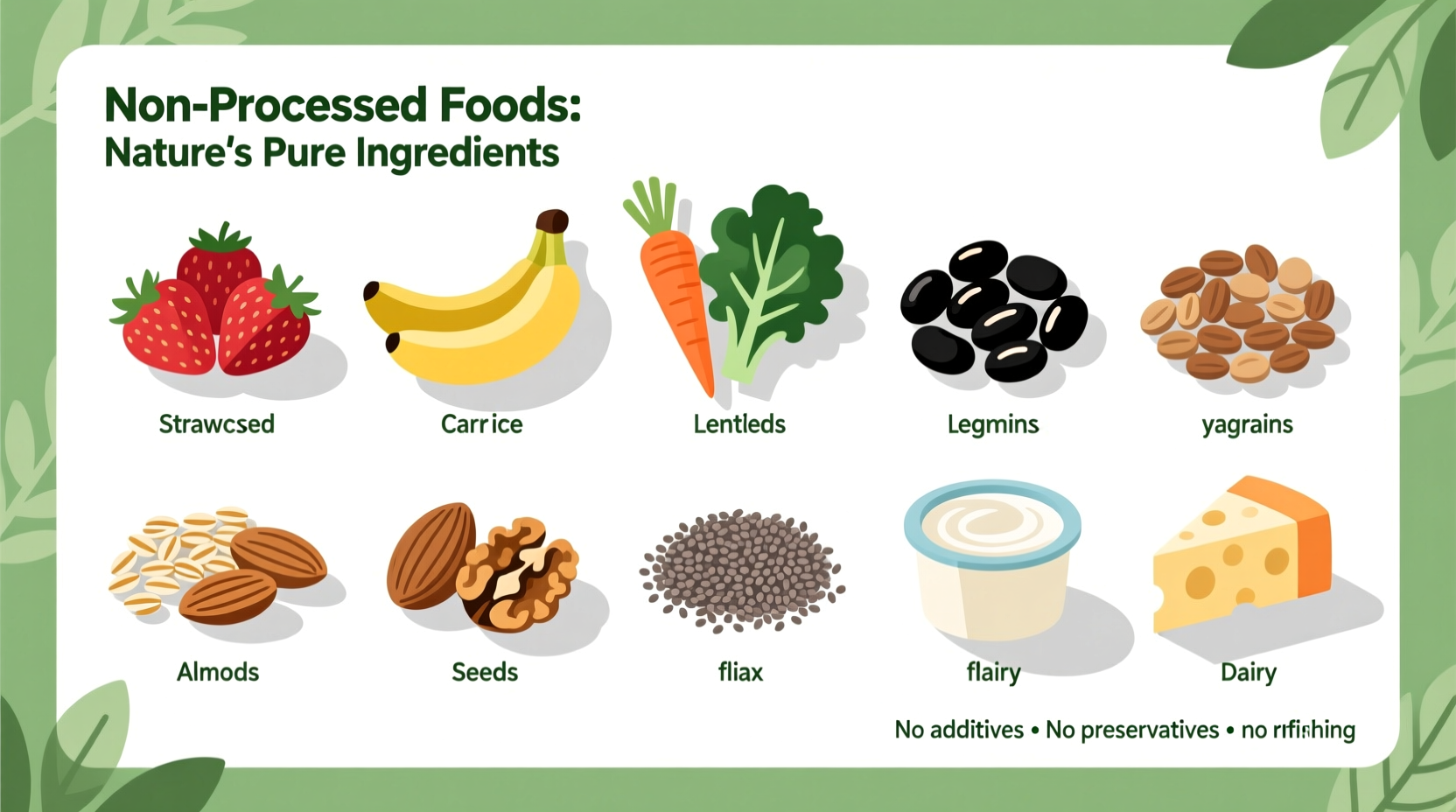 Non-Processed Foods Defined: Complete Guide & Benefits
