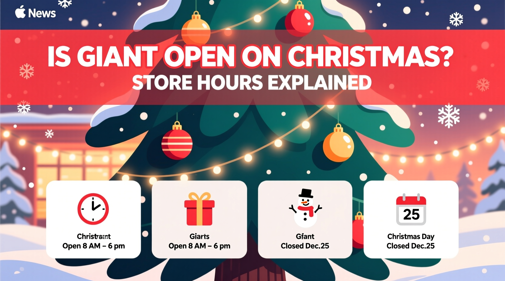 is giant open on christmas