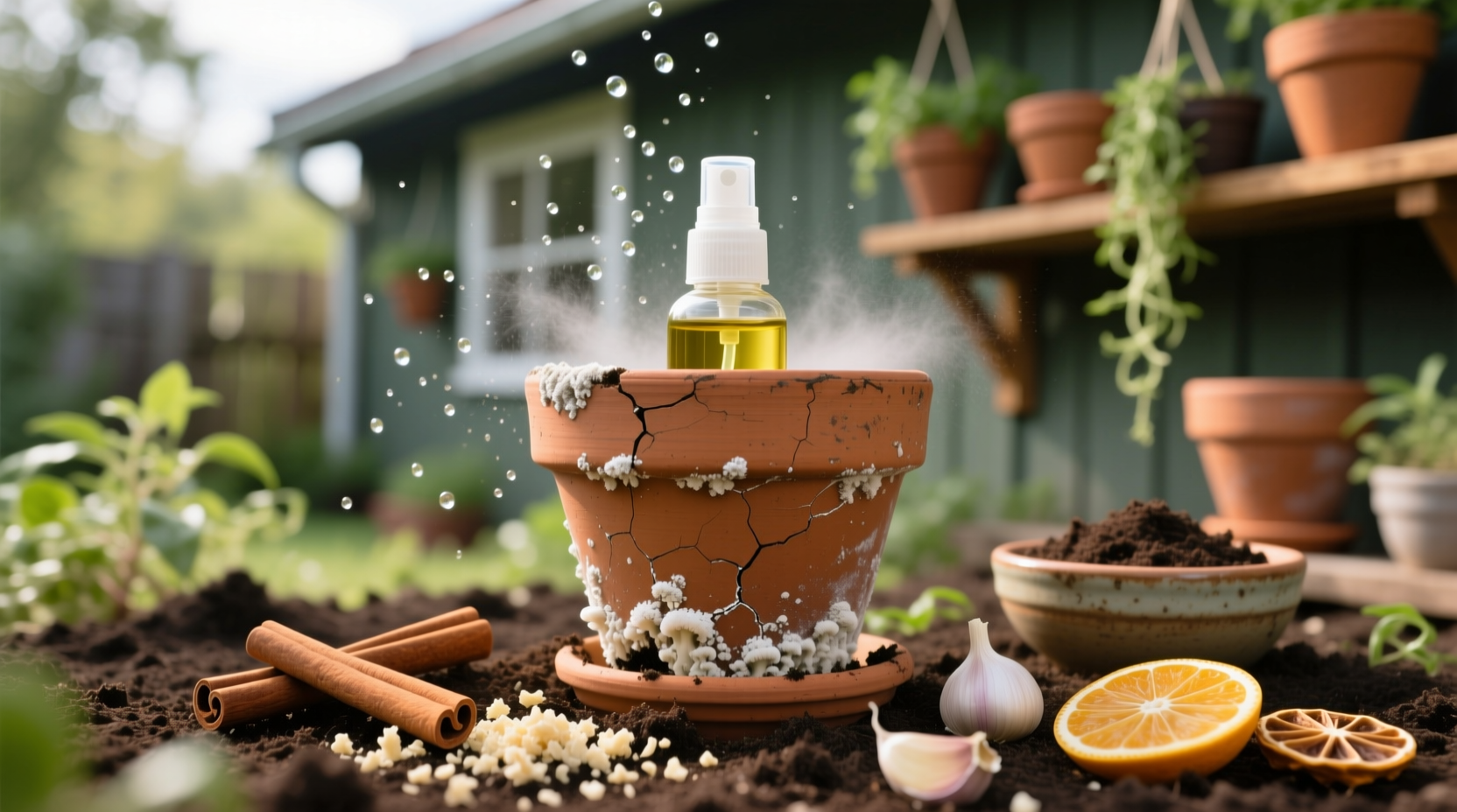 eco friendly cleaning tips cinnamon water for terracotta pots