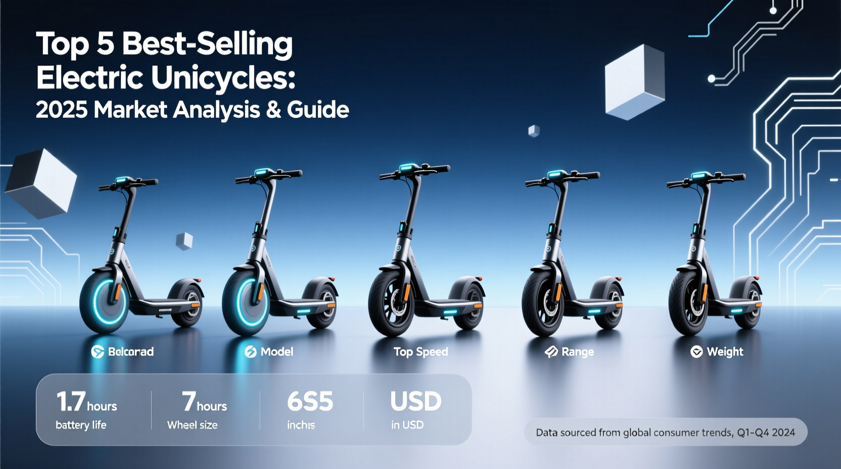 best selling unicycle electric