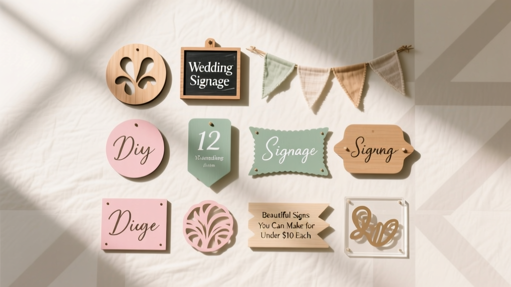 DIY Wedding Signage: 12 Signs Under 0 Each