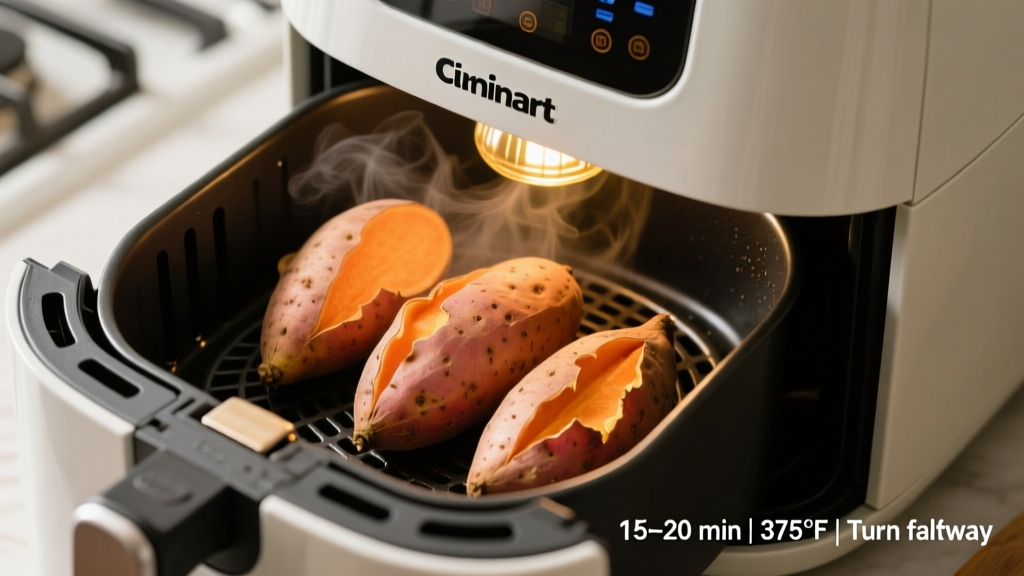 How Long to Cook Sweet Potatoes in a Cuisinart Air Fryer